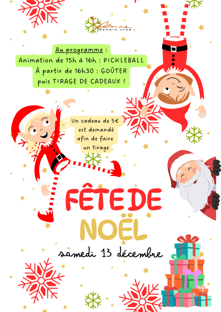Fête de Noël Tennis Club de Yenne 2025